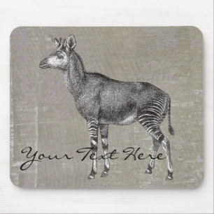 Vintage Okapi Mousepad