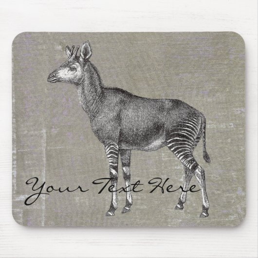 Vintage Okapi Mousepad (Vorne)