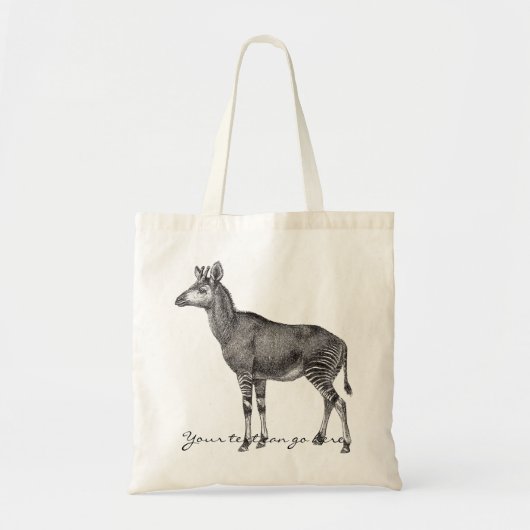 Vintage Okapi Tragetasche (Vorne)