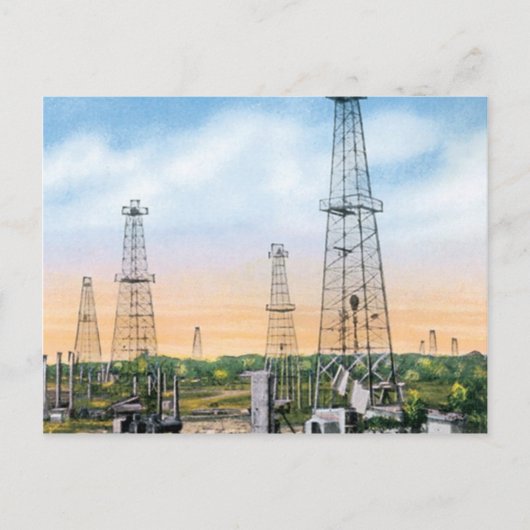 Vintage Oklahoma Postkarte (Vorderseite)