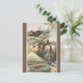 Vintage Oklahoma Postkarte (Stehend Vorderseite)