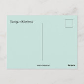 Vintage Oklahoma Postkarte (Rückseite)