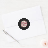 Vintage Oklahoma Softll Ll Runder Aufkleber (Umschlag)