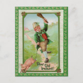 Vintage Old Dear Ireland Card Postkarte (Vorderseite)