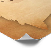 Vintage Old Fashion Caregiver, Nursing Assistant Poster (Ecke)