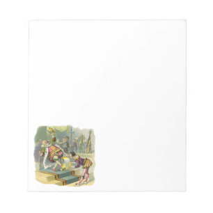 Vintage Old King Cole Kinderreim-Gedicht Lied Notizblock