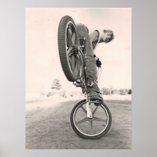 Vintage Old School BMX Poster (Vorne)
