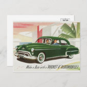 Vintage Oldsmobile Ad-Postkarte Postkarte (Vorne/Hinten)