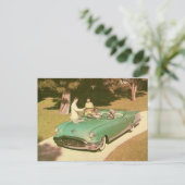 Vintage Oldsmobile Ad-Postkarte Postkarte (Stehend Vorderseite)