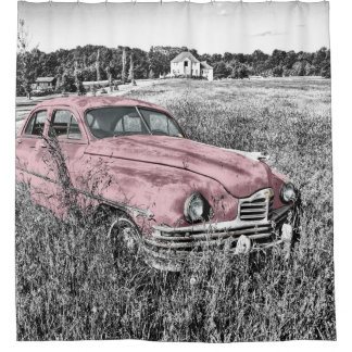 Vintage Oldtimer - Duschvorhang