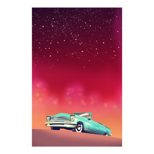 Vintage Oldtimer Fotodruck (Vorne)