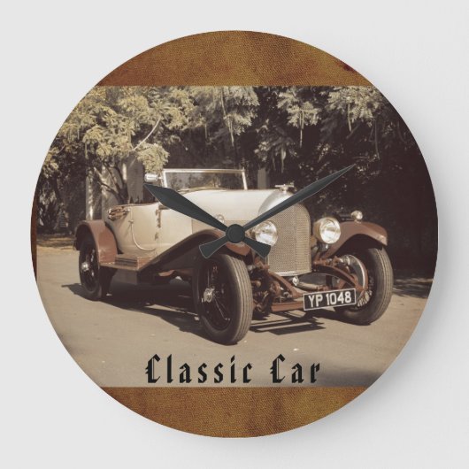 Vintage, Oldtimer, Klassiker Große Wanduhr (Vorderseite)