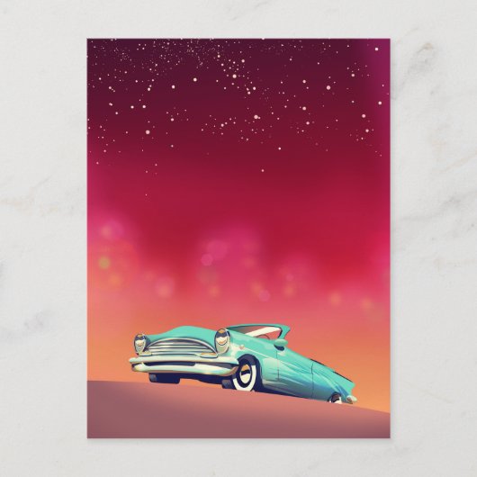 Vintage Oldtimer Postkarte (Vorderseite)