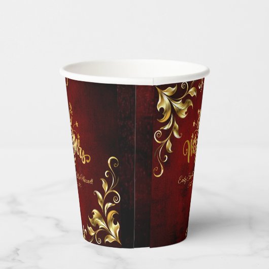 Vintage Oldtimerhochzeit Pappbecher (Rechts)