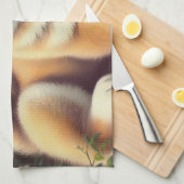 Vintage Ölgemälde Akita Geschirrtuch (Viertel Falte)