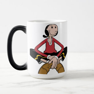 Vintage Olive Oyl Verwandlungstasse