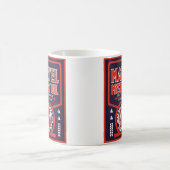 Vintage Ölzeichenwiedergabe Kaffeetasse (Mittel)