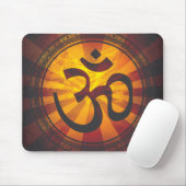 Vintage Om-Symbol-Druck Mousepad (Mit Mouse)