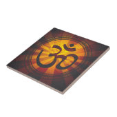 Vintage Om-Symbol Fliese (Seite)
