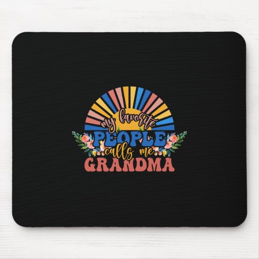 Vintage Oma Mousepad (Vorne)