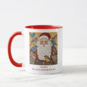 Vintage Oma Weihnachten Tasse (Links)
