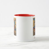 Vintage Oma Weihnachten Tasse (Zentrum)