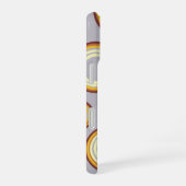 Vintage Onion Slice Pattern iPhone 16 Hülle (Rechte Seite)