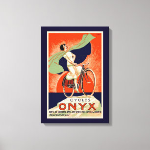 Vintage Onyx Fahrradwerbung Leinwanddruck