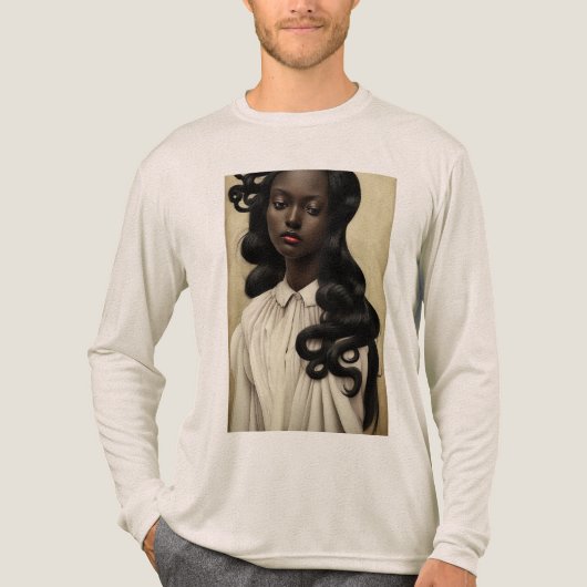 Vintage Onyx Tri-Blend Shirt (Vorderseite)