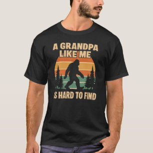 Vintage Opa Bigfoot Retro Sasquatch Lustig T-Shirt