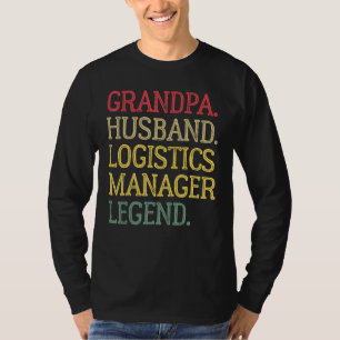 Vintage Opa Ehemann Logistikmanager Legende T-Shirt