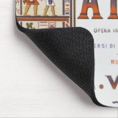 Vintage Opernmusik, ägyptische Aida von Verdi Mousepad (Ecke)