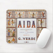 Vintage Opernmusik, ägyptische Aida von Verdi Mousepad (Mit Mouse)