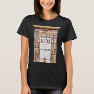 Vintage Opernmusik, ägyptische Aida von Verdi T-Shirt