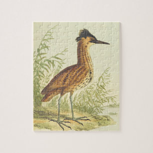 Vintage-Optik, Stehendes Vogel-Puzzle Puzzle