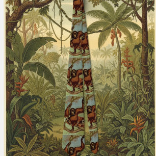 Vintage Orang-Utan Krawatte