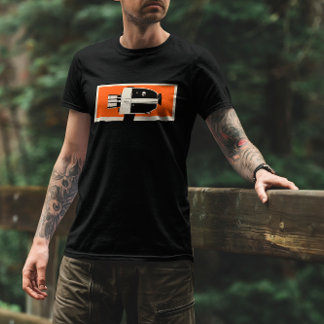 Vintage orange 8mm Kamera T-Shirt