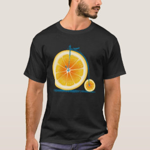 Vintage orange altes Fahrrad mit Retro-Rahmen T-Shirt