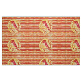Vintage Orange Bird Stoff (Fat Quarter (45,7 x 55,9 cm))