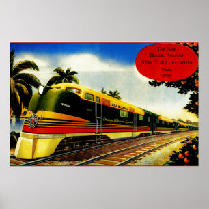 Vintage Orange Blossom Special Zug 1939 Poster