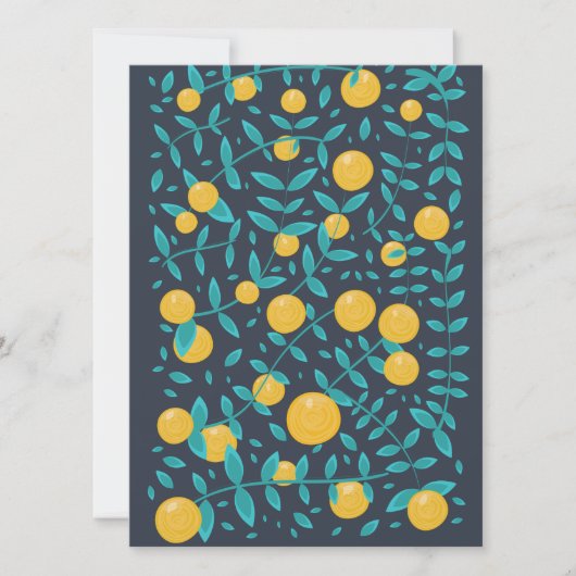 Vintage Orange Frucht (Vorderseite)