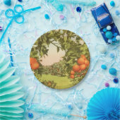 Vintage Orange Grove Pappteller (Party)