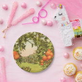 Vintage Orange Grove Pappteller (Party)