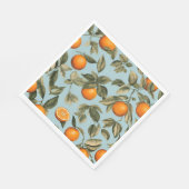 Vintage Orange Serviette (Ecke)