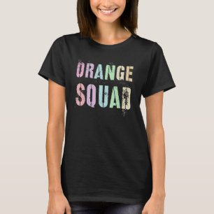 Vintage Orange Squad War Game Winners Wear Team Co T-Shirt