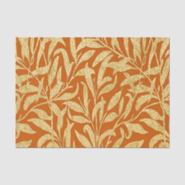 Vintage Orange- und Gold-Blätter Herbst Seidenpapier