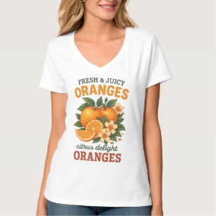 Vintage Orangen - Fresh & Juicy Citrus Delight Des T-Shirt