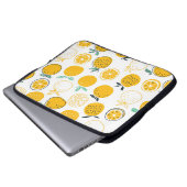 Vintage Orangen Früchte Nahtlose Illustration Laptopschutzhülle (Vorne Knopf)