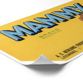 Vintage Orangen Fruchtkäfige Poster (Ecke)