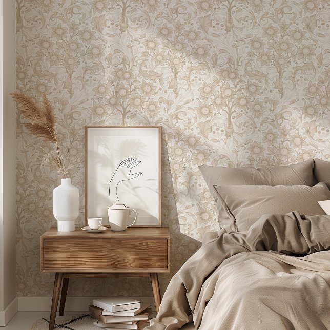 Vintage Orangenbaum-Acanthus-Blätter Tapete (Von Creator hochgeladen)